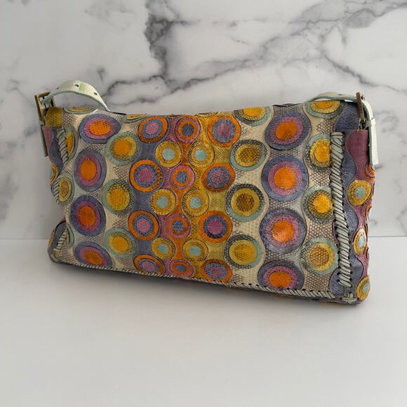 Fendi Pyhon Skin Bubble XXL Baguette - Picture 4 of 11